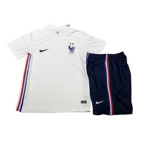 Camiseta Francia Segunda equipación Niños 2020 Blanco